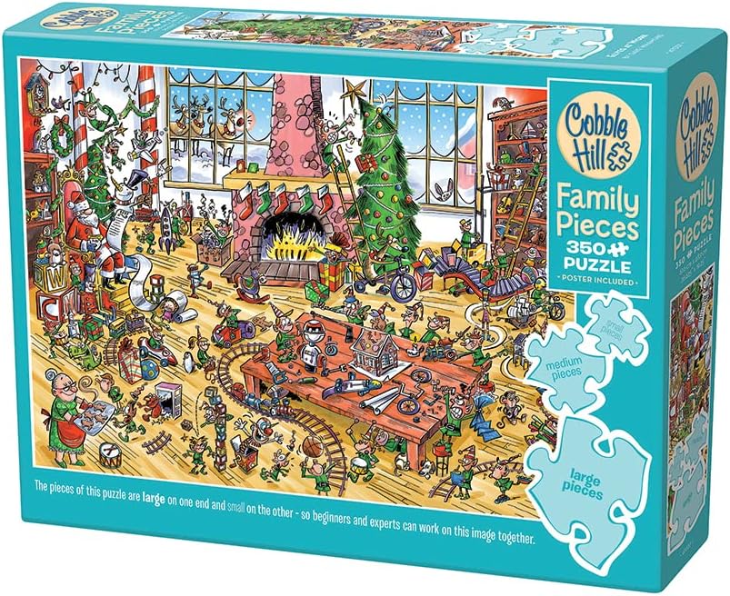 Cobble Hill Puzzles - Christmas - 350 piece Family