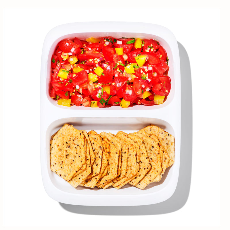 OXO Prep &amp; Go Divided Food Container
