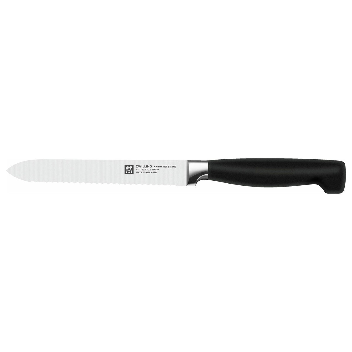 ZWILLING Four Star Utilty 5" (Bagel), Serrated