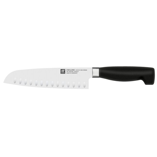 ZWILLING Four Star 7" Granton Edge Santoku Knife