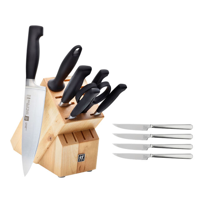ZWILLING Four Star - 8 pc with BONUS 4 Steak Knives
