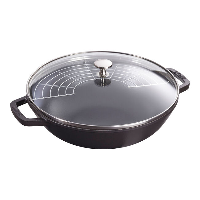 STAUB Cast Iron Wok - 12" / 30 cm