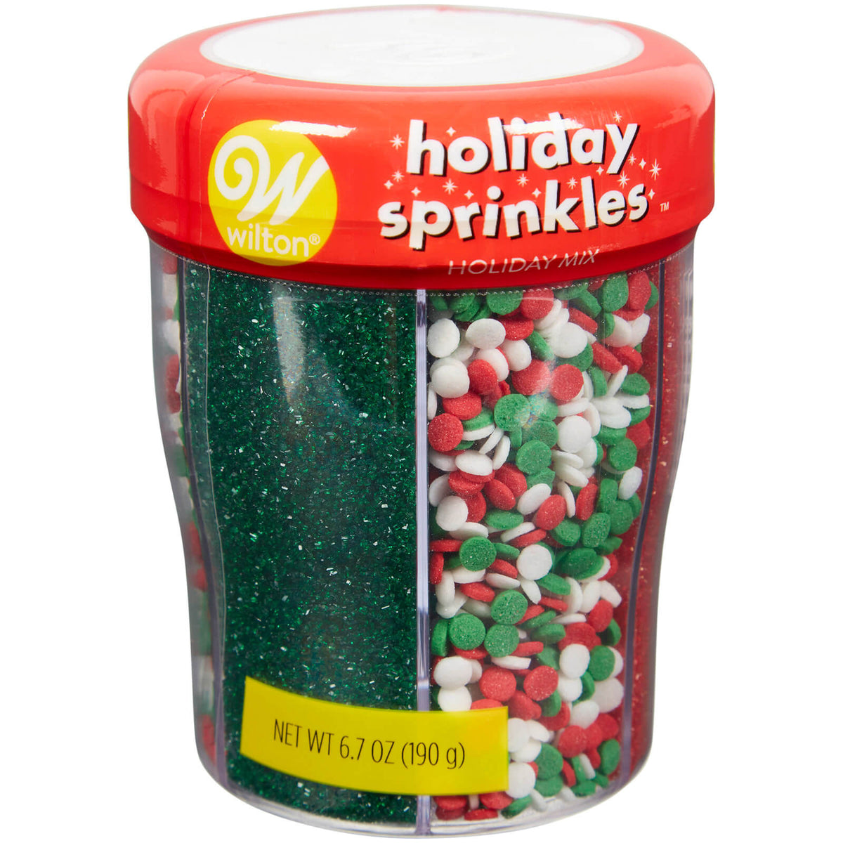 Christmas 6 Cell Holiday Sprinkles