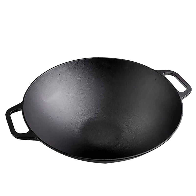 VICTORIA Cast Iron Wok-14&quot;