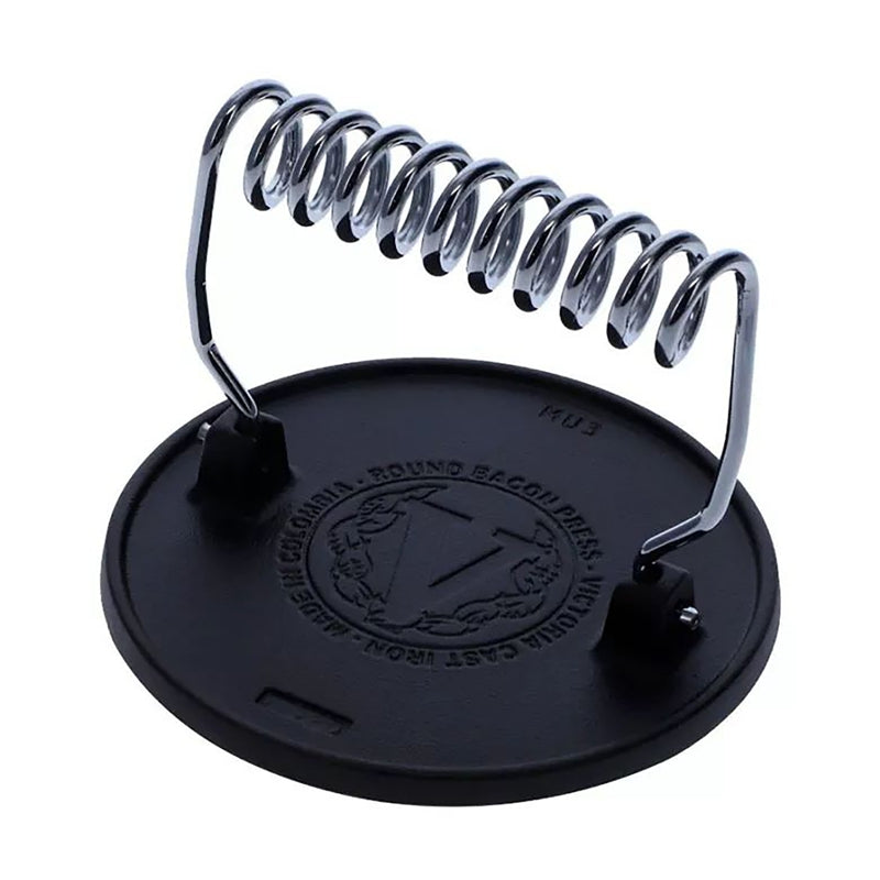 VICTORIA Cast Iron Burger Press