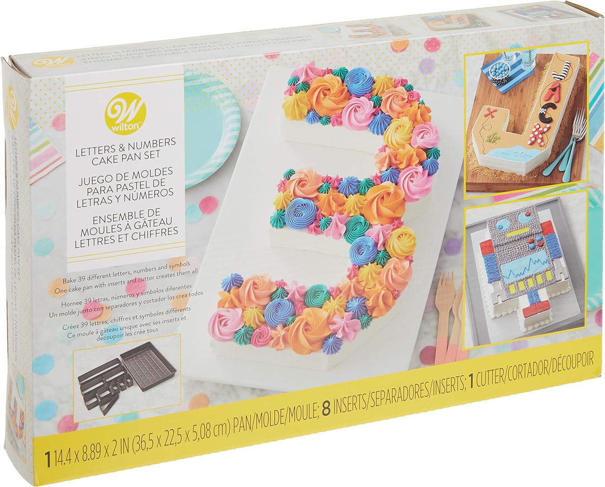 Countless Celebrations Numbers &amp; Letters Cake Pan Set