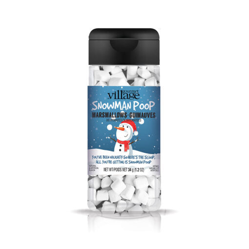 Gourmet Village Snowman Poop Mini Dehydrated Marshmallows