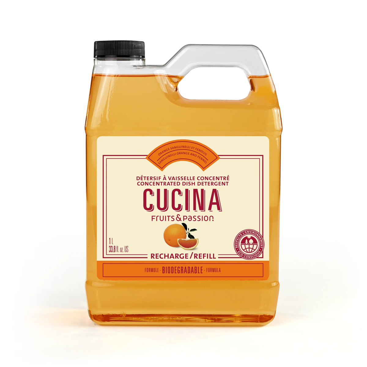 Cucina Sanguinelli Orange and Fennel Dish Detergent