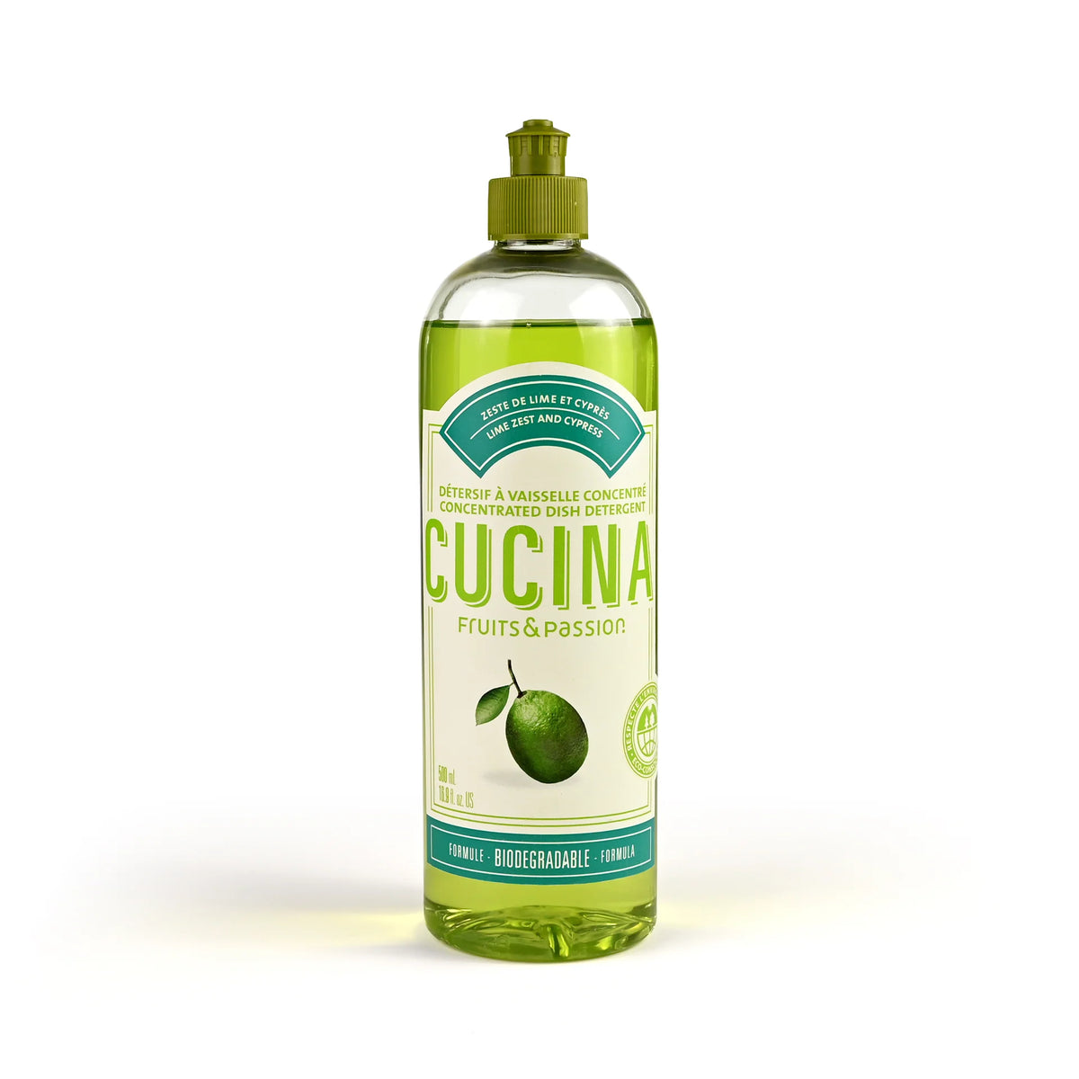 Cucina Lime Zest and Cypress Dish Detergent - 500 ml