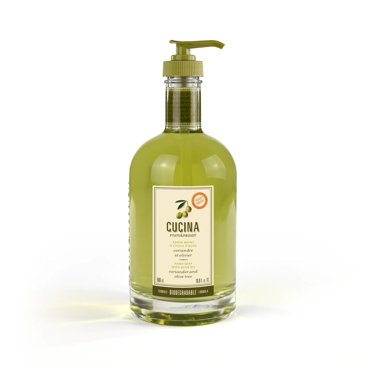 Cucina Coriander and Olive Tree Hand Soap - 500 ml