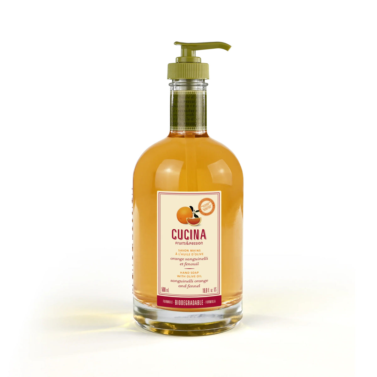 Cucina Sanguinelli Orange and Fennel Hand Soap - 500 ml
