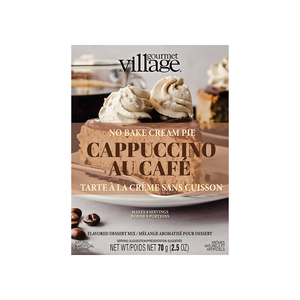 Gourmet Village No Bake Cappuccino Cream Pie