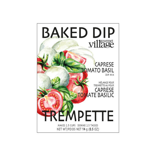 Gourmet Village Baked Caprese Tomato Basil Dip