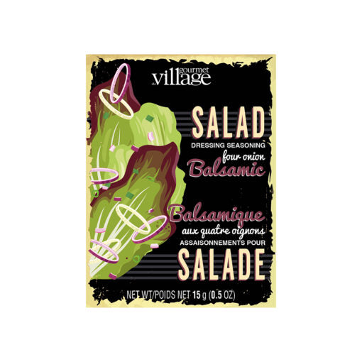 Gourmet Village Four Onion Balsamic Salad Dressing