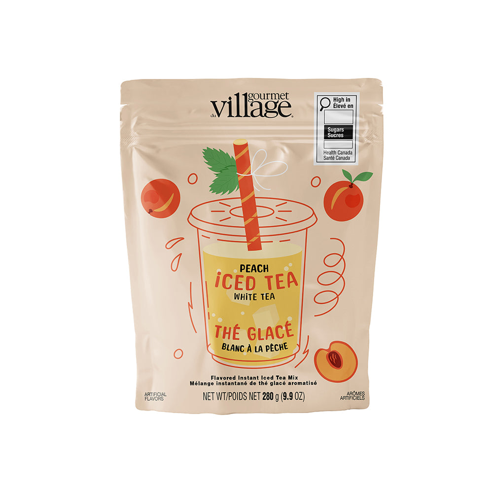 Gourmet Village Iced Tea-Peach White