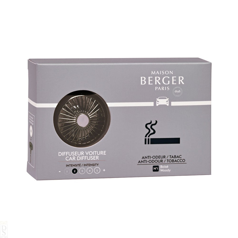 Maison Berger Car Diffuser Kit - Anti-Odor Tobacco