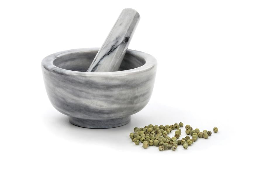 Endurance Mortar &amp; Pestle - White Marble