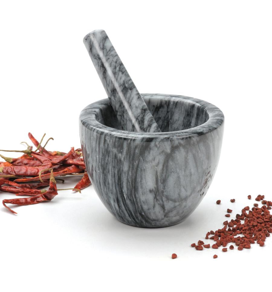 Endurance Mortar &amp; Pestle - Grey Marble