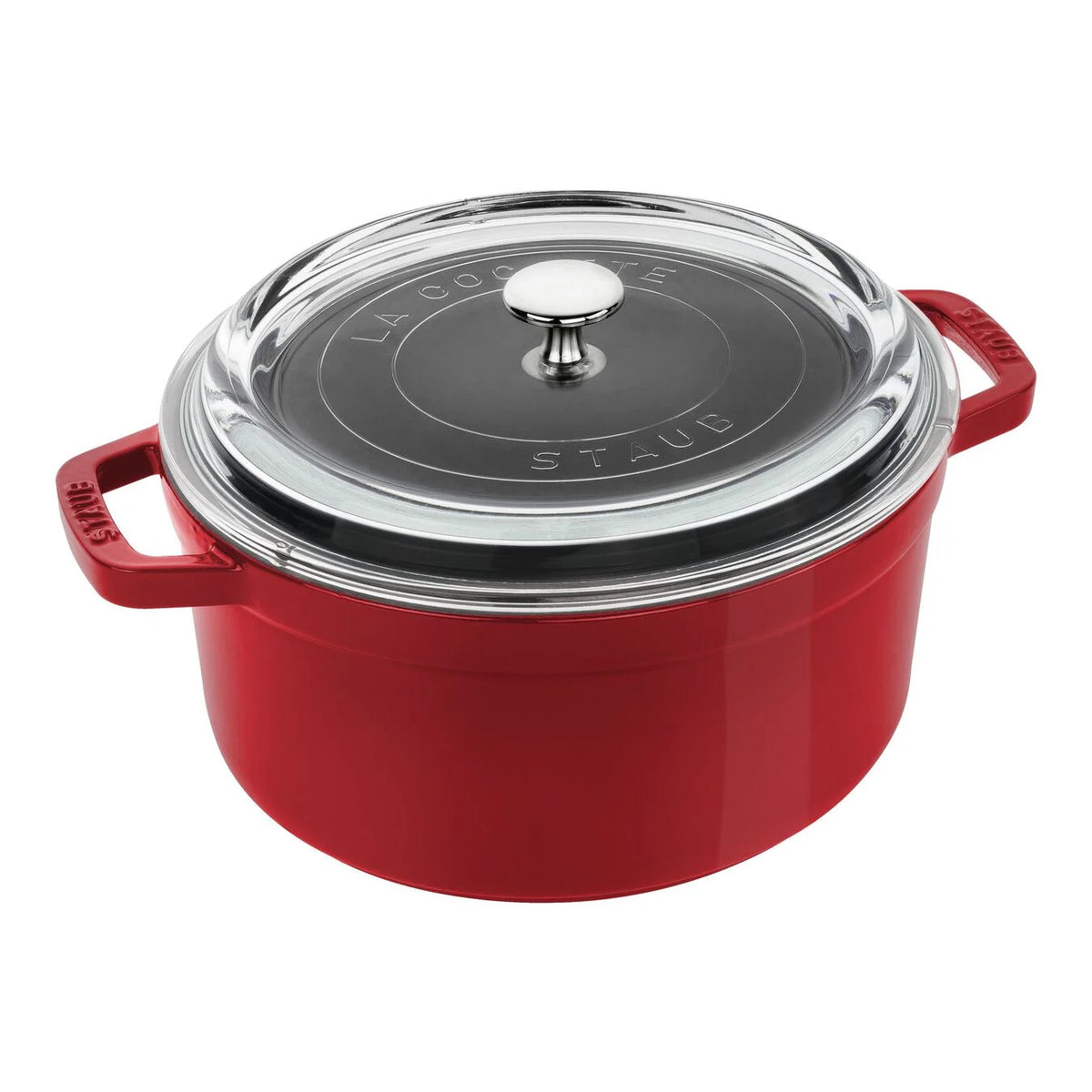 STAUB Round Cocotte with Glass Lid 4 qt. / 3.8L