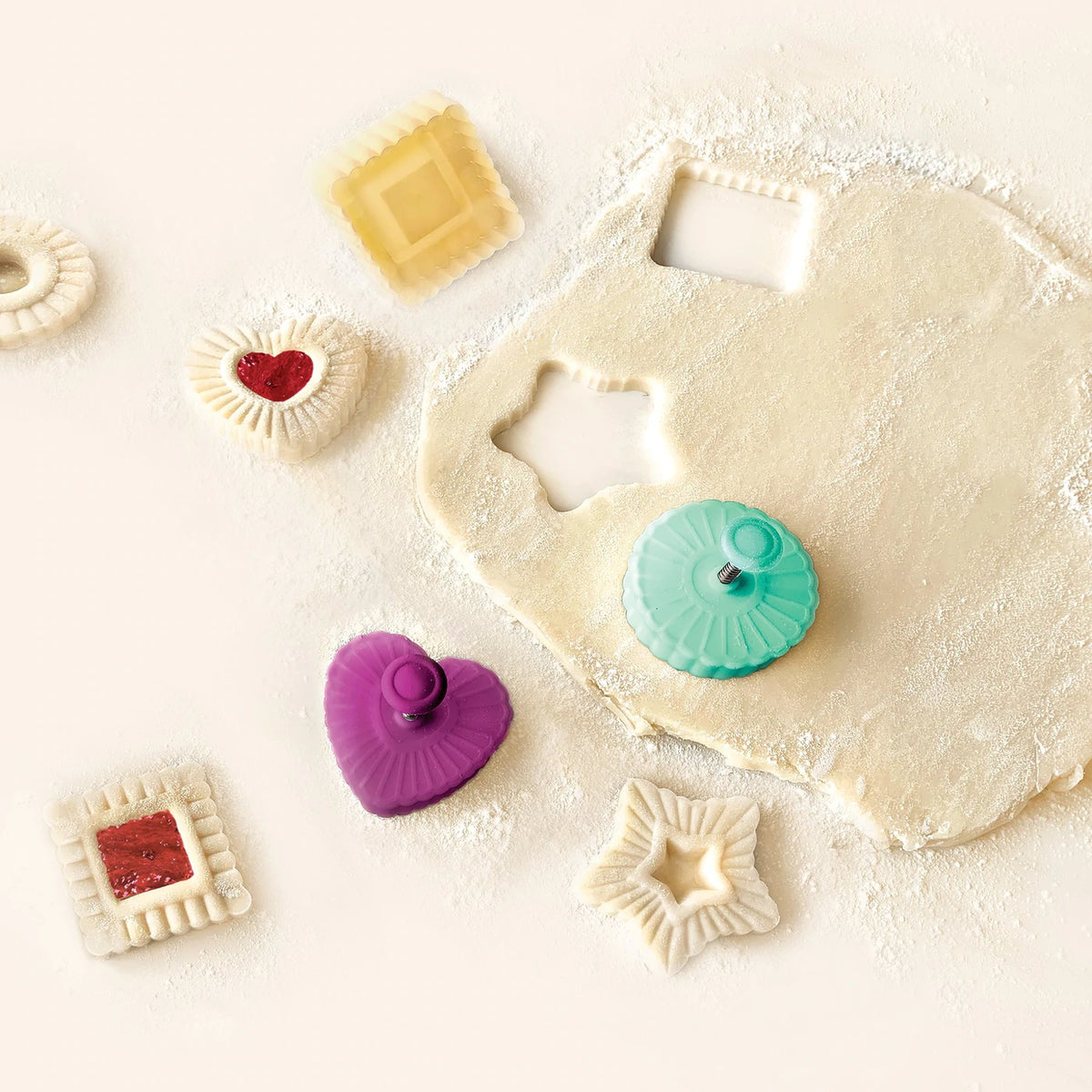 Thumbprint Linzer Cookie Cutters
