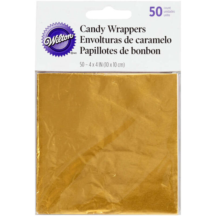 Candy Wrappers - Gold Foil