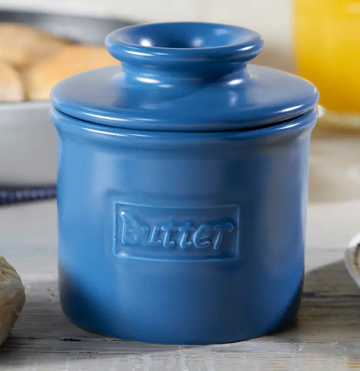 Butter Bell Crock - Cafe Collection Navy