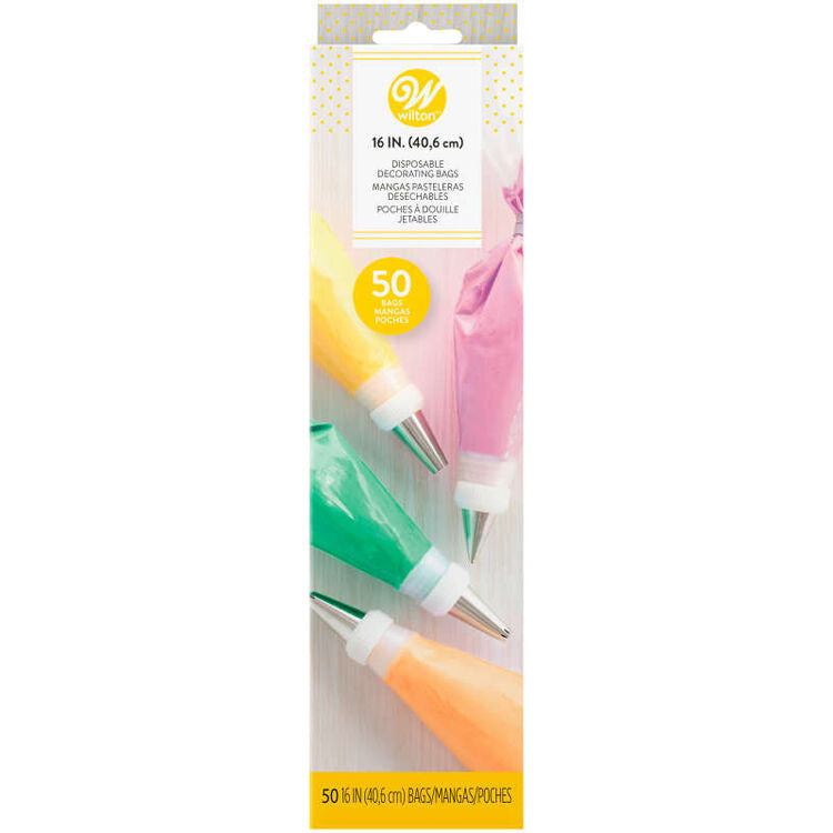 Disposable Decorating Bags-16&quot;-50 count