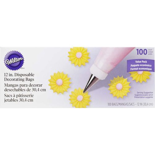 Disposable Decorating Bags-12&quot;-100 count