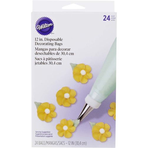 Disposable Piping Bags-12&quot;-24 count
