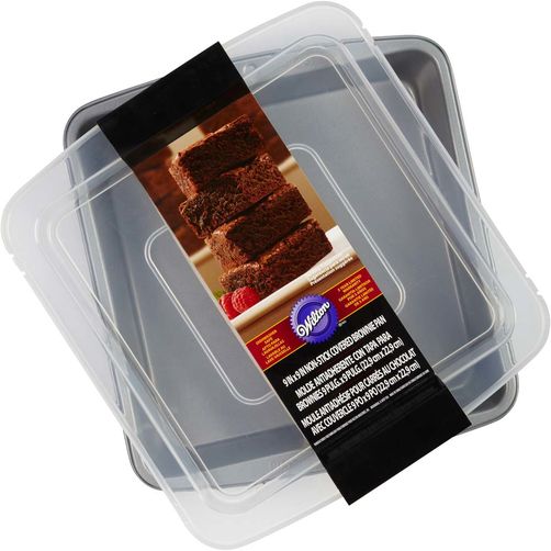 Recipe Right 9x9&quot; Covered Brownie Pan