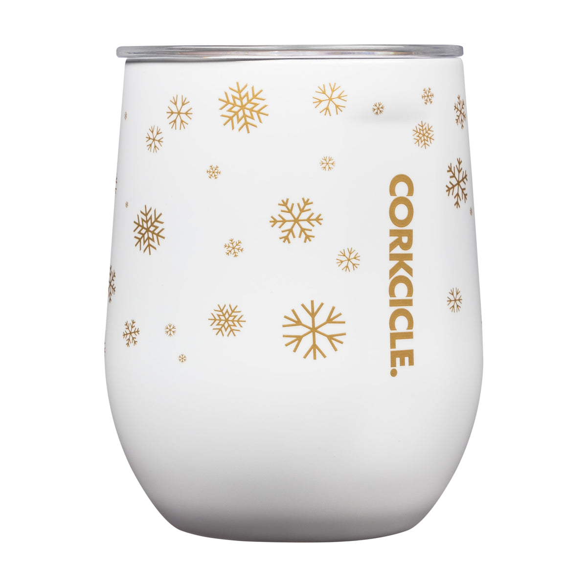 CORKCICLE - Stemless Cup Snowfall White 12 oz