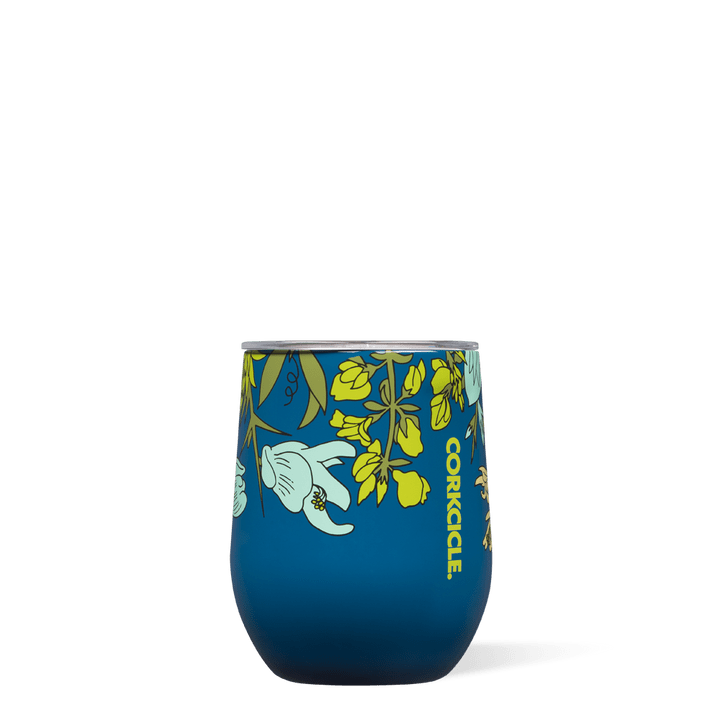 CORKCICLE - Stemless Cup Wildflower Blue 12 oz