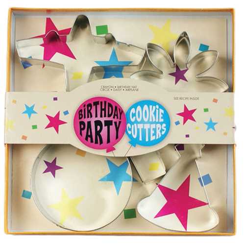 Cookie Cutter Set-Birthday Party