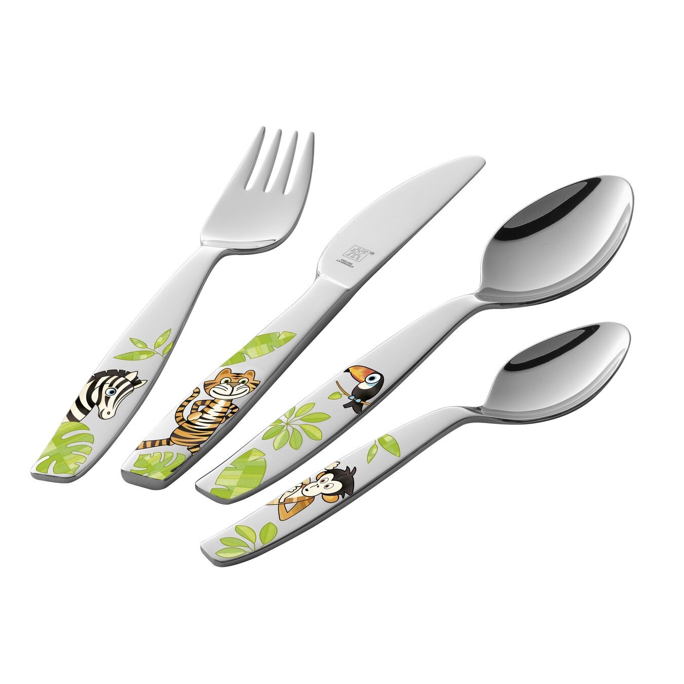 ZWILLING TWIN Childrens Flatware - Jungle 4 pc - Gifts and