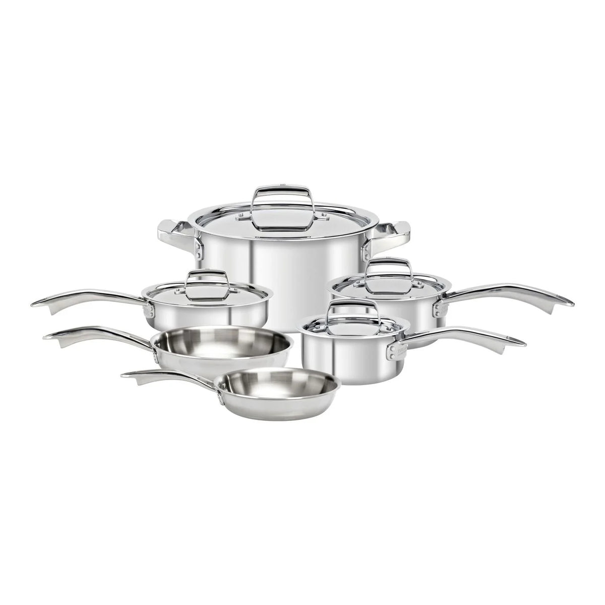 ZWILLING TruClad 10 Piece 18/10 Stainless Steel Cookware set