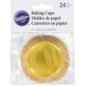 Cupcake Liners-Gold Foil