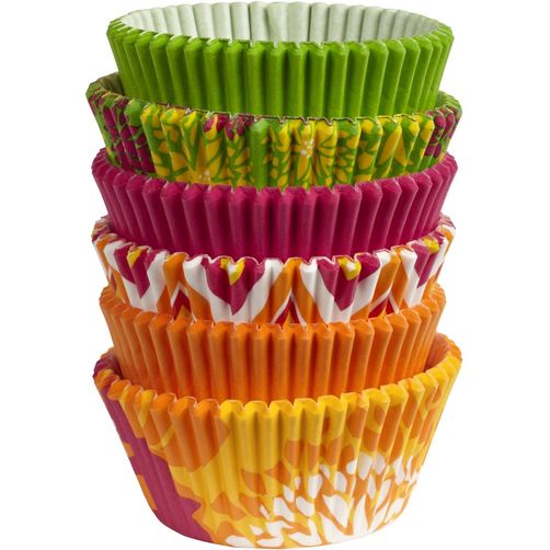 Cupcake Liners-Neon Florals