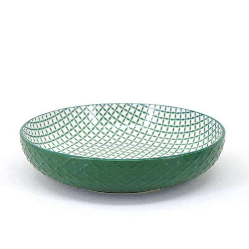 BIA Textured Shallow Bowl - Green