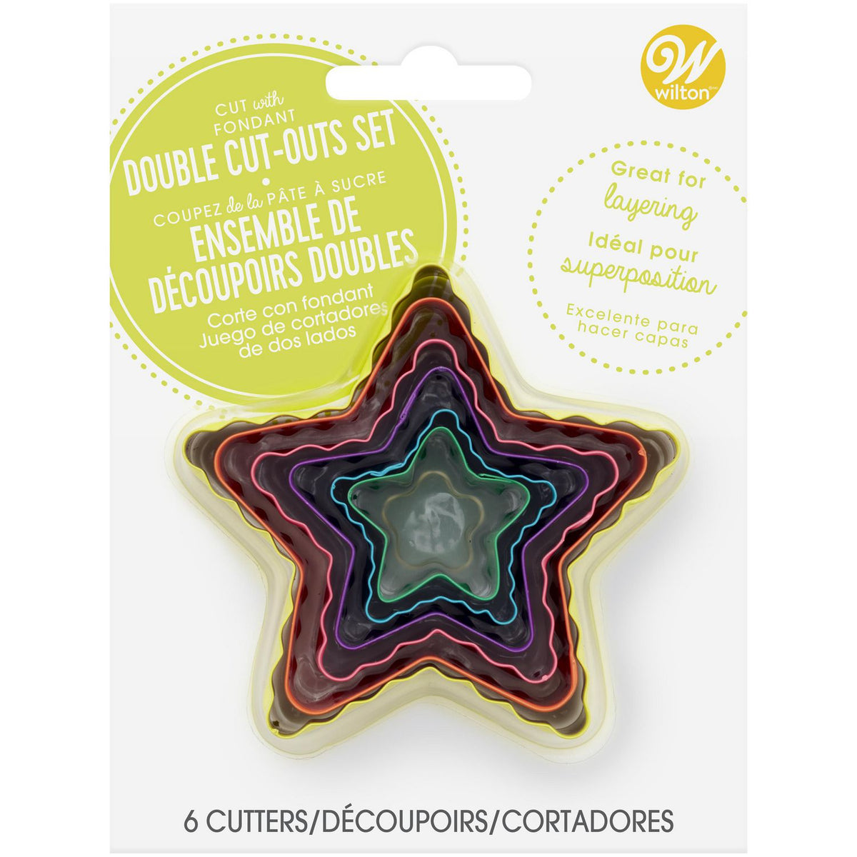 Double Cut-Outs Set-Star Colored