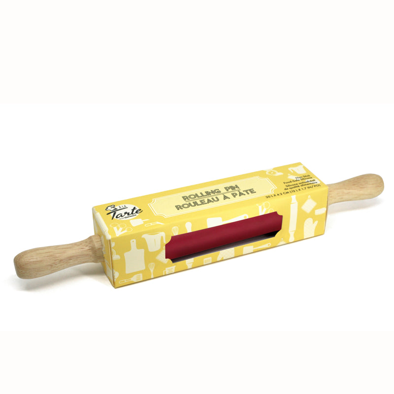 Rolling Pin-Silicone Red