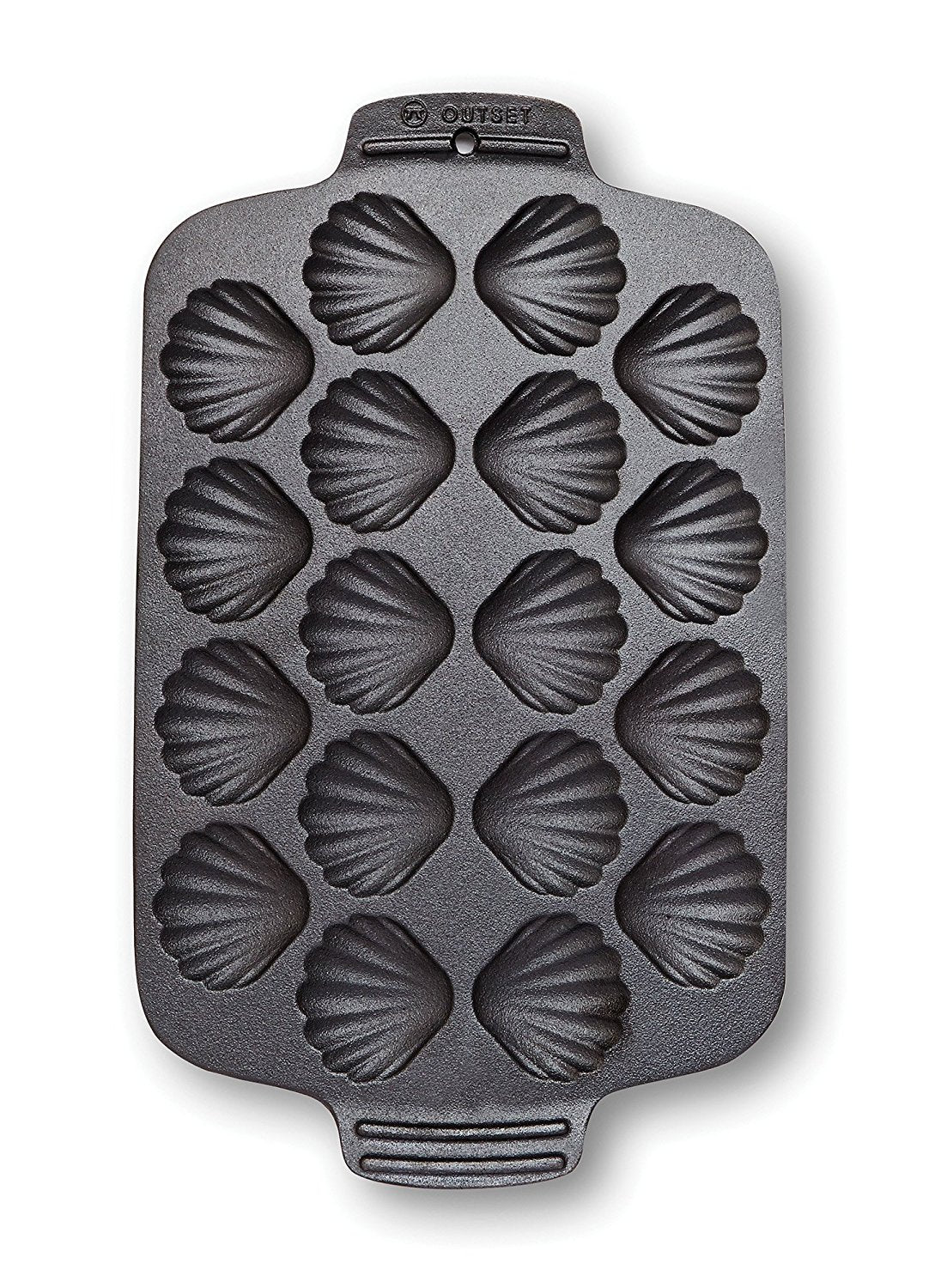 Outset Cast Iron Scallop Grill Pan