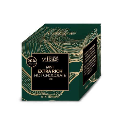 Gourmet Village Hot Chocolate - Mint Extra Rich Hot Chocolate Cube
