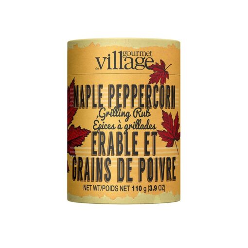 Gourmet Village Maple Peppercorn Grilling Rub Canister