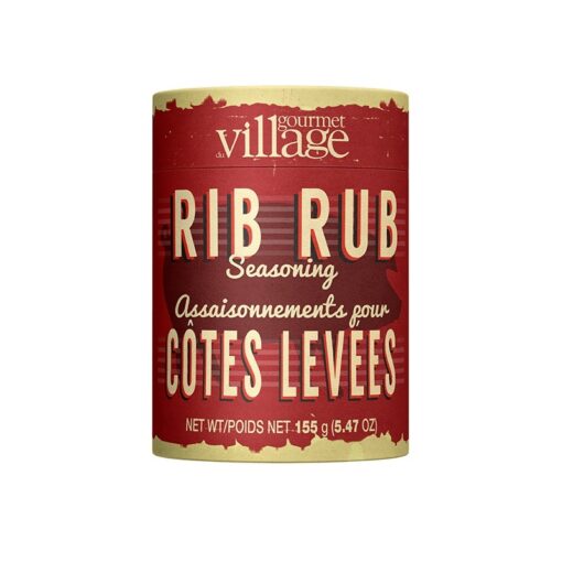 Gourmet Village Rib Rub Seasoning Canister