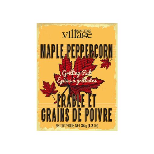 Gourmet Village Maple Peppercorn Grilling Rub