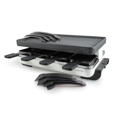 Classic Raclette Party Grill-Cast Iron Plate