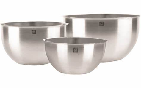 Mixing Bowl Set - 3 pc stainless steel
