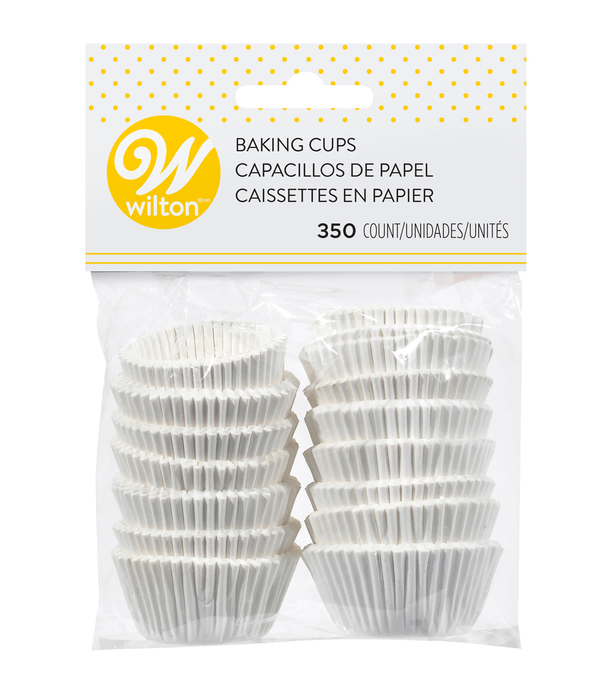 Cupcake Liners-Mini White-350 count